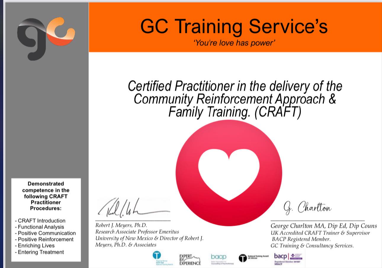 CRAFT Training - Aberdeenshire Community Recovery SCIO